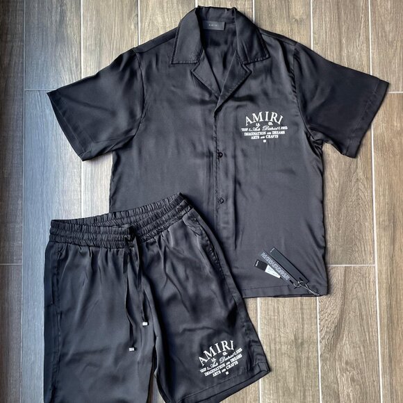 AMIRI Other - AMIRI MEN NWT CASUAL SILK SHIRT SET SIZE:XLARGE